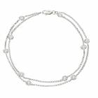 0.15ct Classic Round Diamond Chain Bracelet