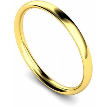 Traditional Court Wedding Ring - Lightweight, 2mm width