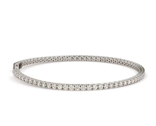 4ct 7.2Inch Classic Single Row Diamond Tennis Bracelet W