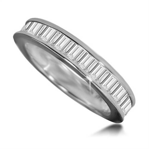 Classic Baguette Diamond Full Eternity Ring W