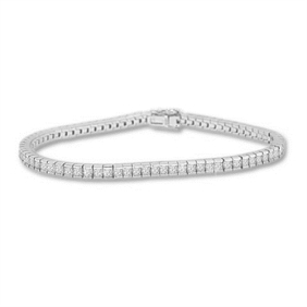 Rub Over Tennis Bracelet