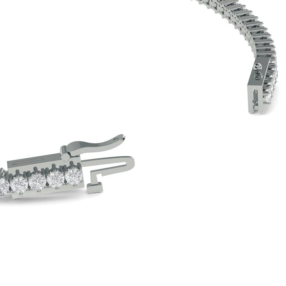 Classic Round Diamond Tennis Bracelet W