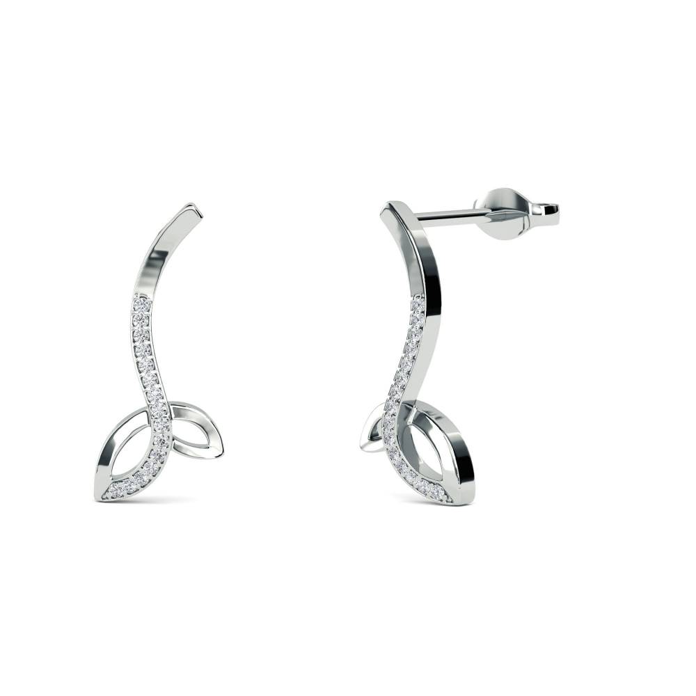 Laurel Diamond Designer Earrings W
