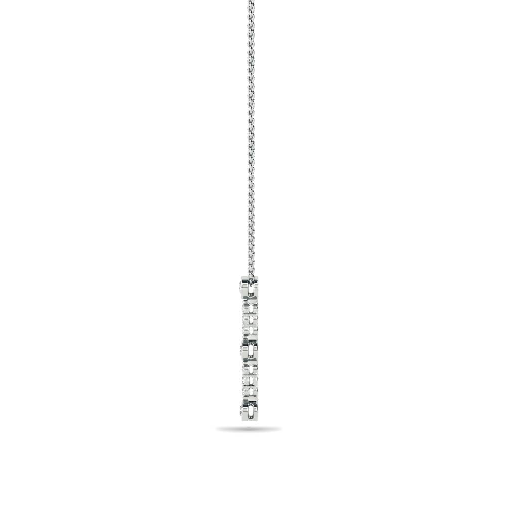 Elegant Round Diamond Trilogy Pendant W