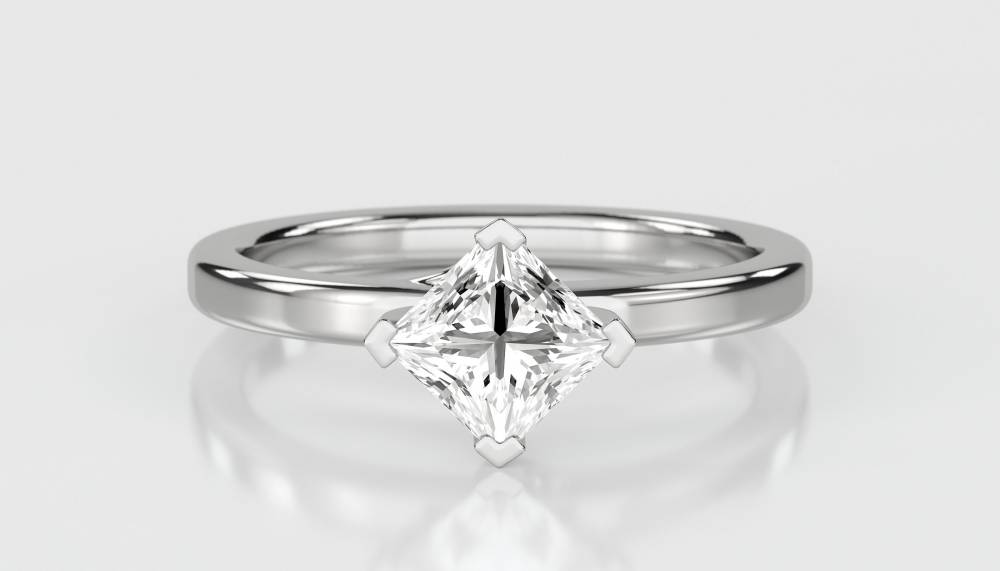 0.25ct Princess Diamond Engagement Ring W