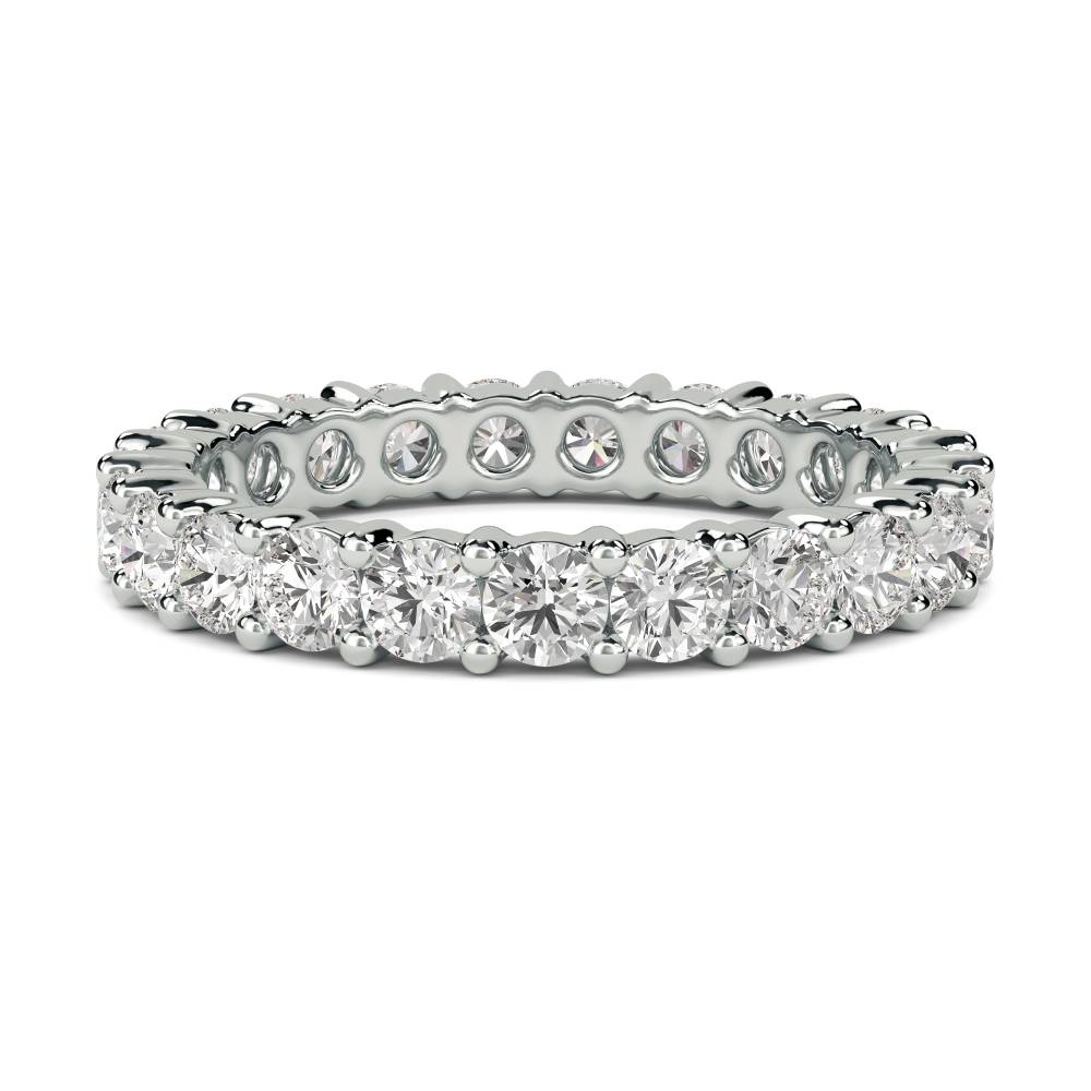 Round Diamond Full Eternity Ring W