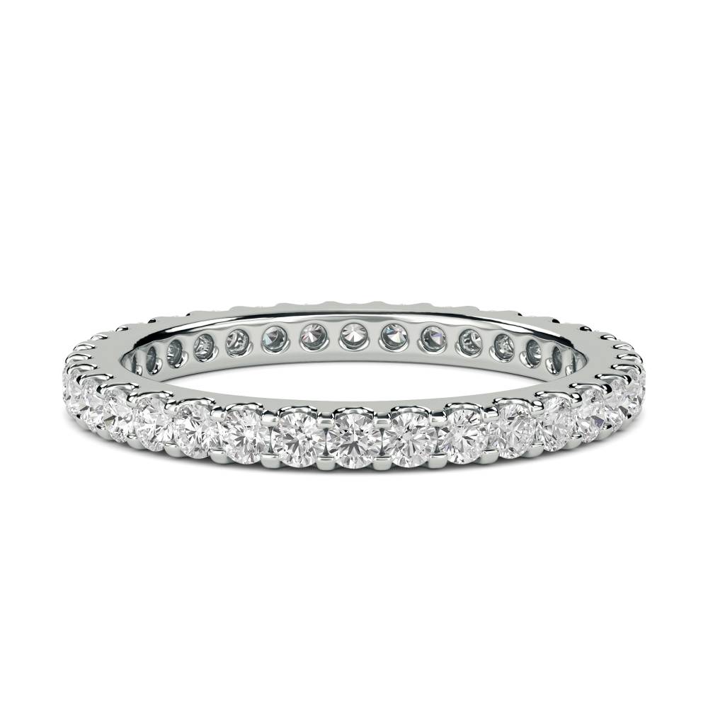 2.5mm Elegant Round Diamond Full Eternity Ring W