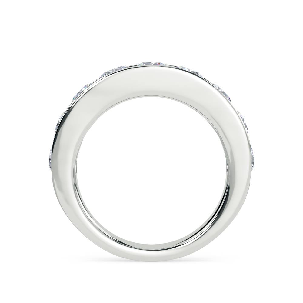 Round Channel Set Diamond Eternity Ring W