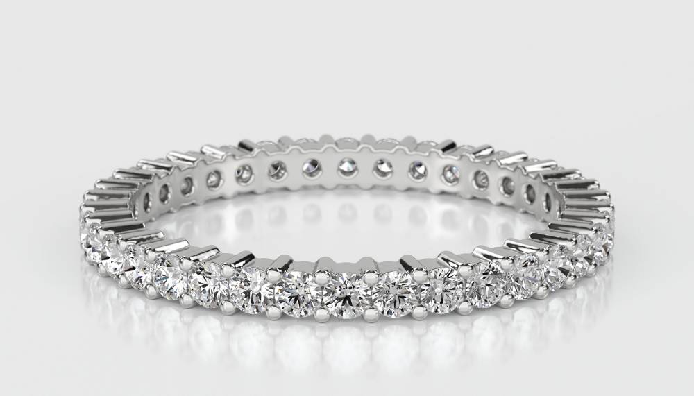 Round Diamond Full Eternity Ring W