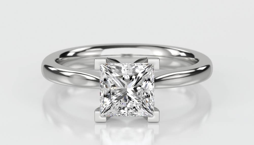 0.25ct Princess Diamond Engagement Ring W