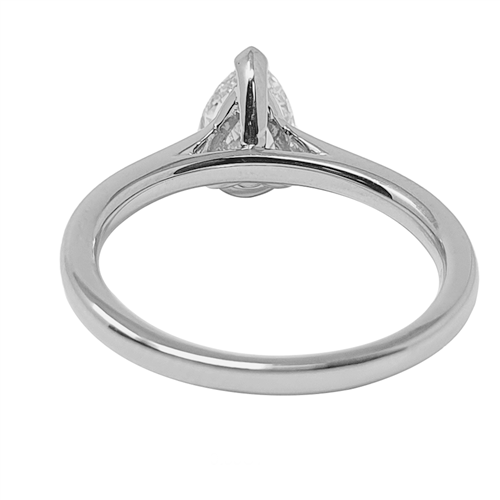 0.25ct Classic Pear Diamond Engagement Ring W