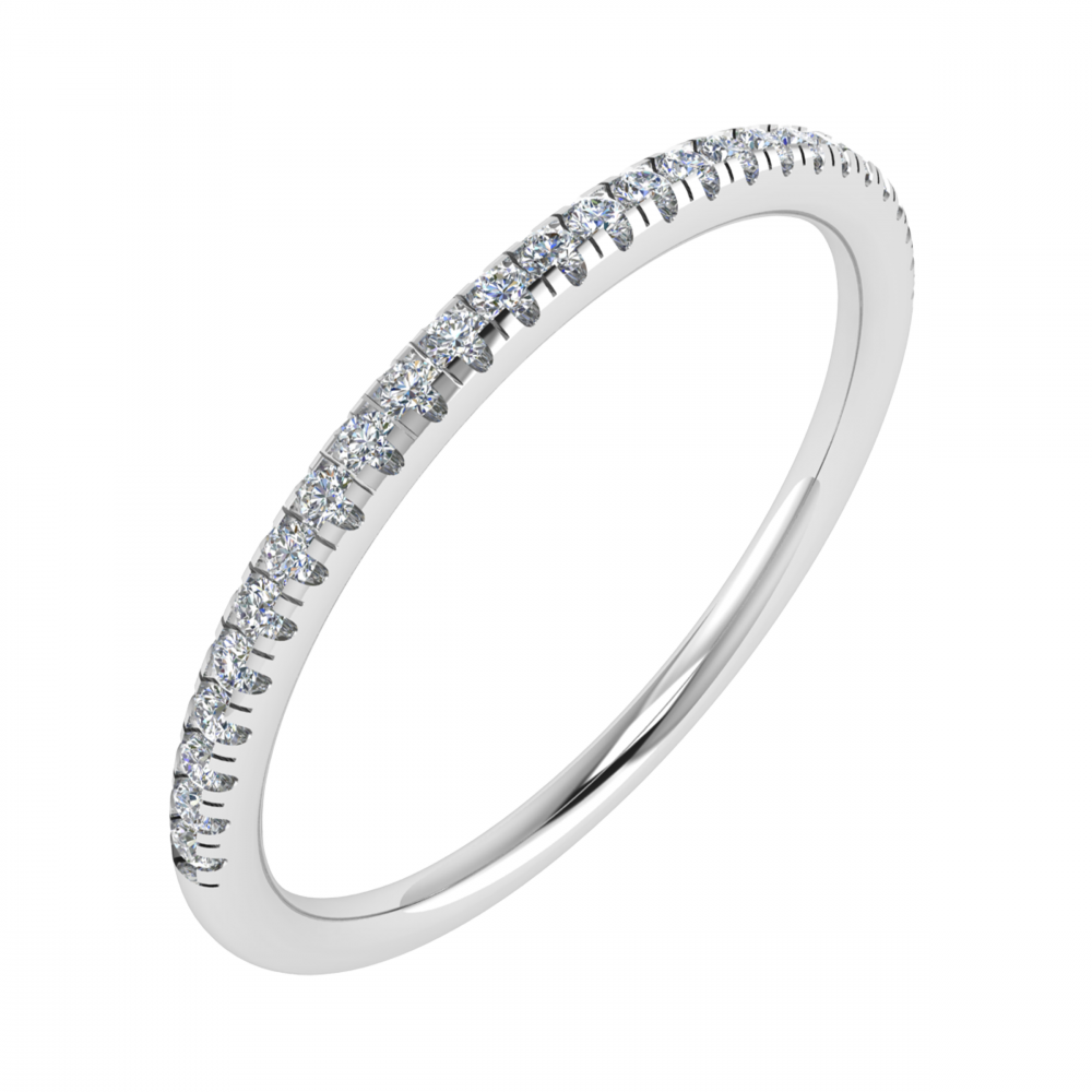 0.10CT VS/GH Round Diamond Set Eternity Ring P