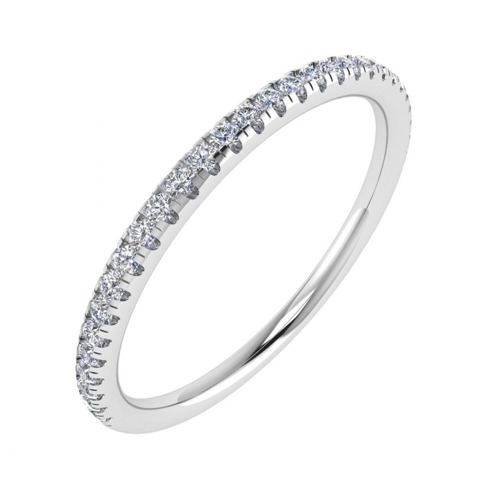 0.15CT VS/GH Round Diamond Set Eternity Ring P