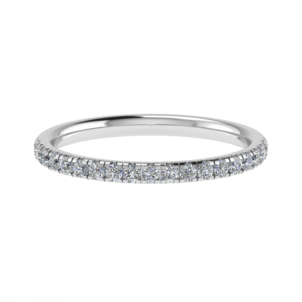 0.25CT VS/GH Round Diamond Set Eternity Ring P