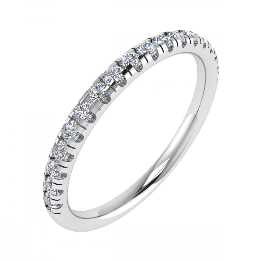 0.25CT VS/GH Round Diamond Set Eternity Ring P