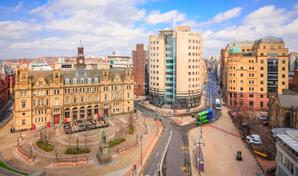 View of Leeds City Centre