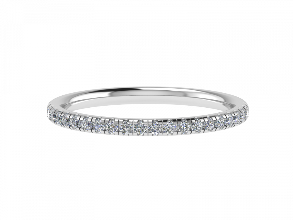 0.20CT VS/GH Round Diamond Set Eternity Ring W